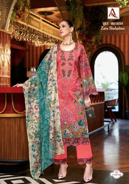 ALOK SUIT ZARA SHAHJAHAN SALWAR KAMEEZ WHOLESALER IN SURAT