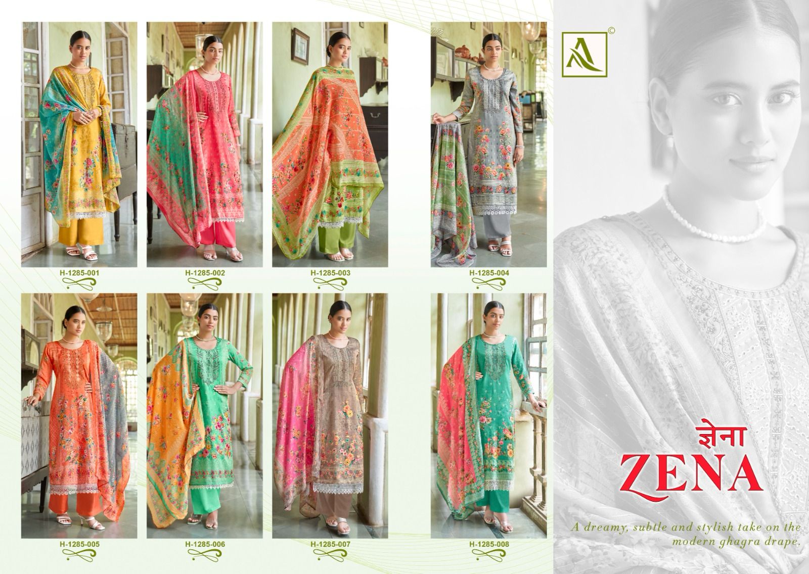 ALOK SUITS ZENA DIGITAL PRINTED SUITS WHOLESALER