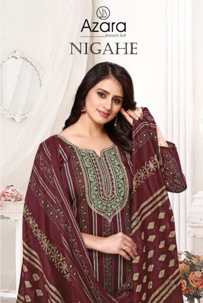 AZARA NIGAHE KARACHI SUITS MANUFACTURER