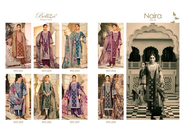 BELLIZA DESIGNER STUDIO NAIRA VOL 41 SUITS LATEST CATALOGUE