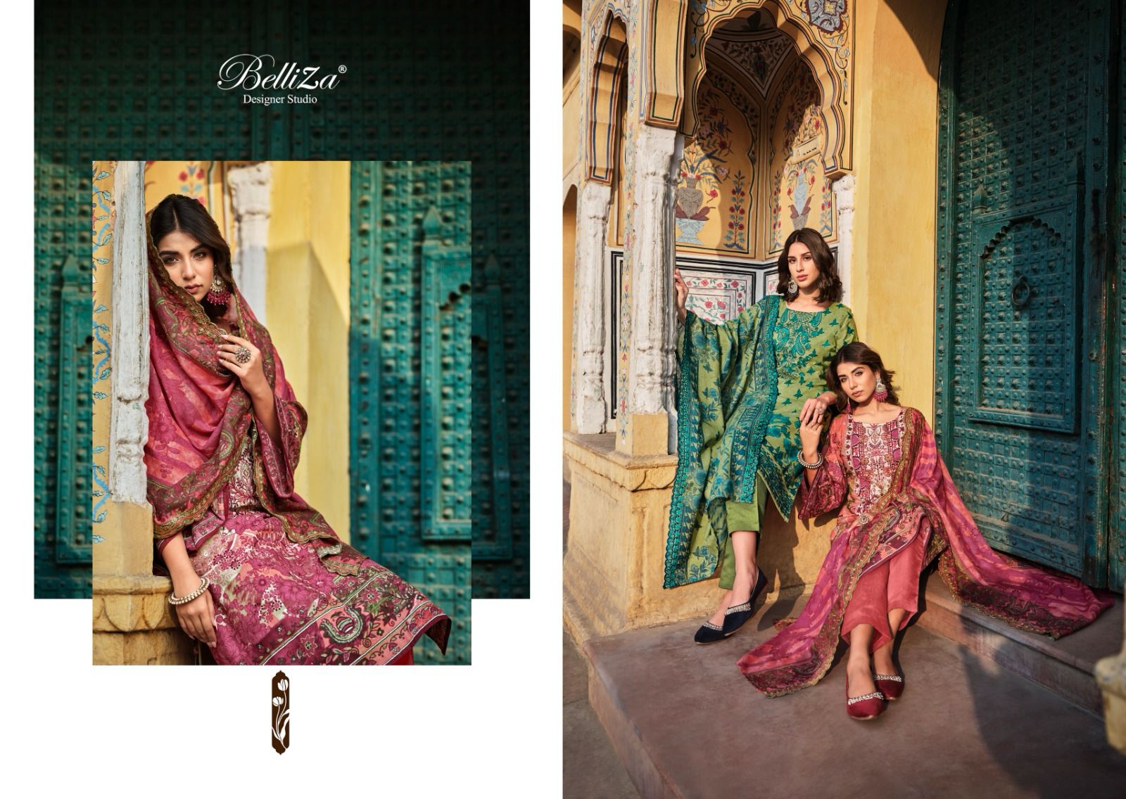 BELLIZA GUZARISH VOL 4 PURE COTTON SUITS WHOLESALER