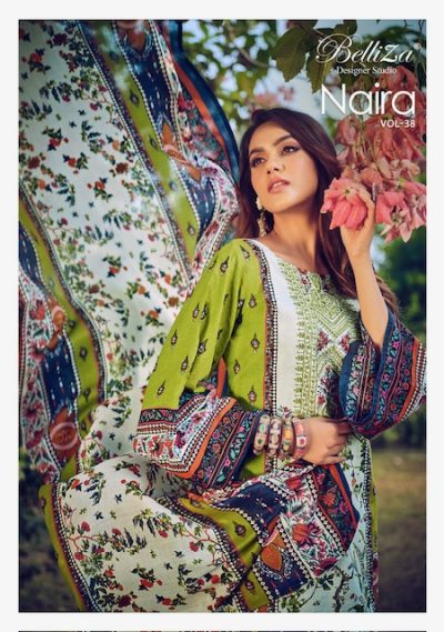 BELLIZA NAIRA VOL 38 SALWAR SUITS WHOLESALER