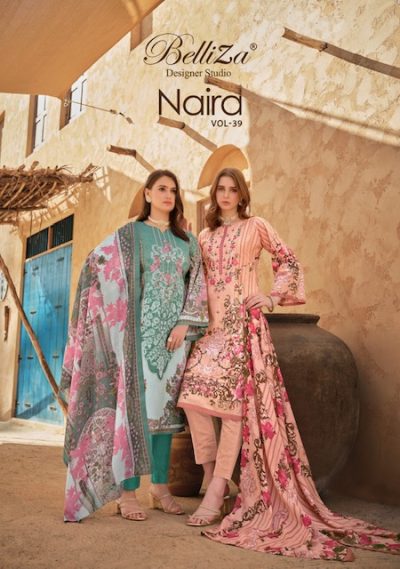 BELLIZA NAIRA VOL 39 COTTON SUITS WHOLESALER