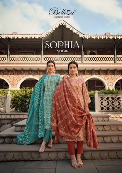 BELLIZA SOPHIA VOL 2 COTTON DIGITAL PRINT SALWAR SUIT