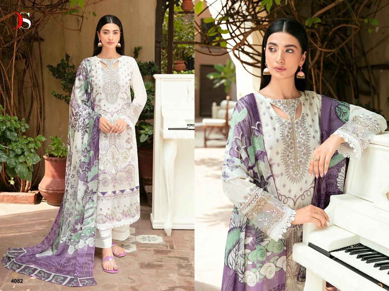 DEEPSY SUITS CHEVERON VOL 11 PAKISTANI COTTON SUITS WHOLESALER