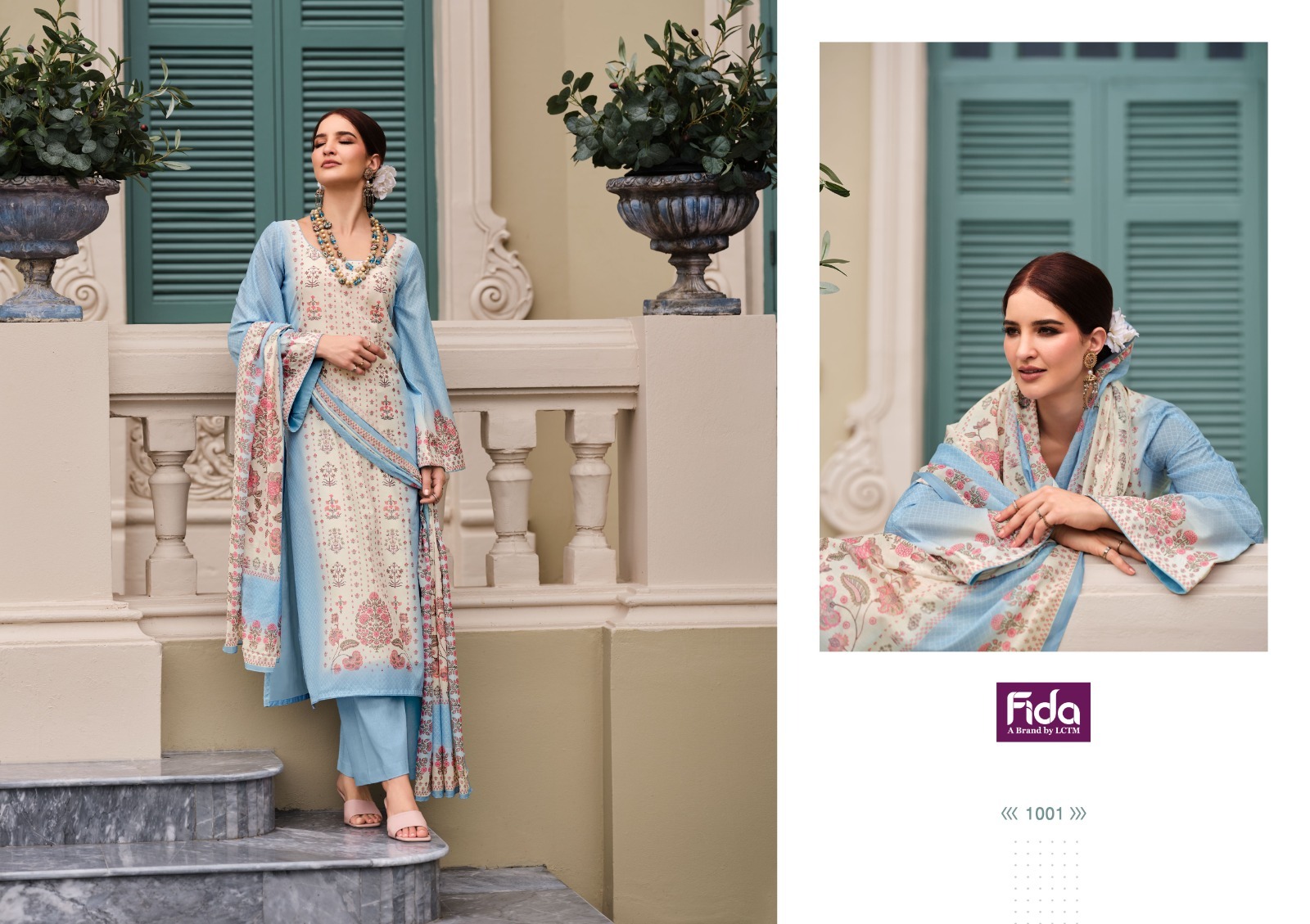 FIDA FIZAA KARACHI COTTON SALWAR KAMEEZ WHOLESALER IN SURAT