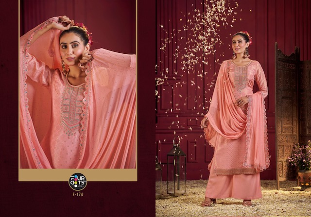 FOURDOTS RAHI ORGANZA SALWAR KAMEEZ WHOLESALER IN SURAT