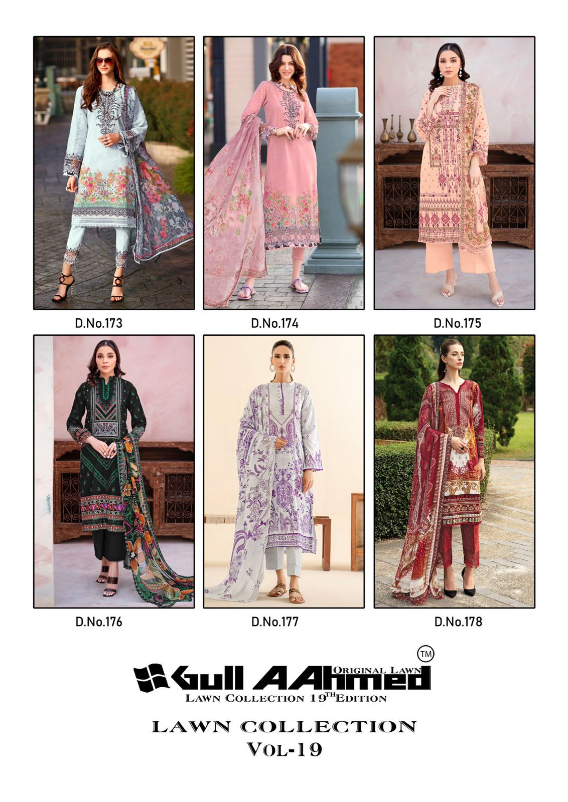GULL AAHMED VOL 19 LAWN COLLECTION