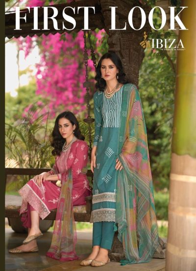 IBIZA FIRST LOOK PURE LAWN SALWAR SUIT DISTRIBUTOR IN SURAT