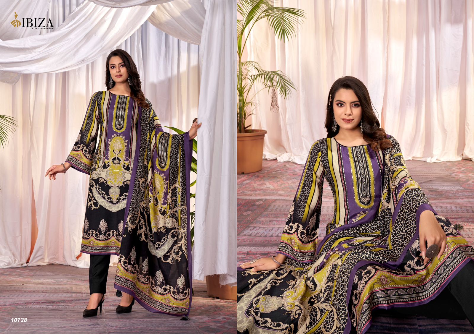 IBIZA KELENA MUSLIN SALWAR KAMEEZ DISTRIBUTOR IN SURAT