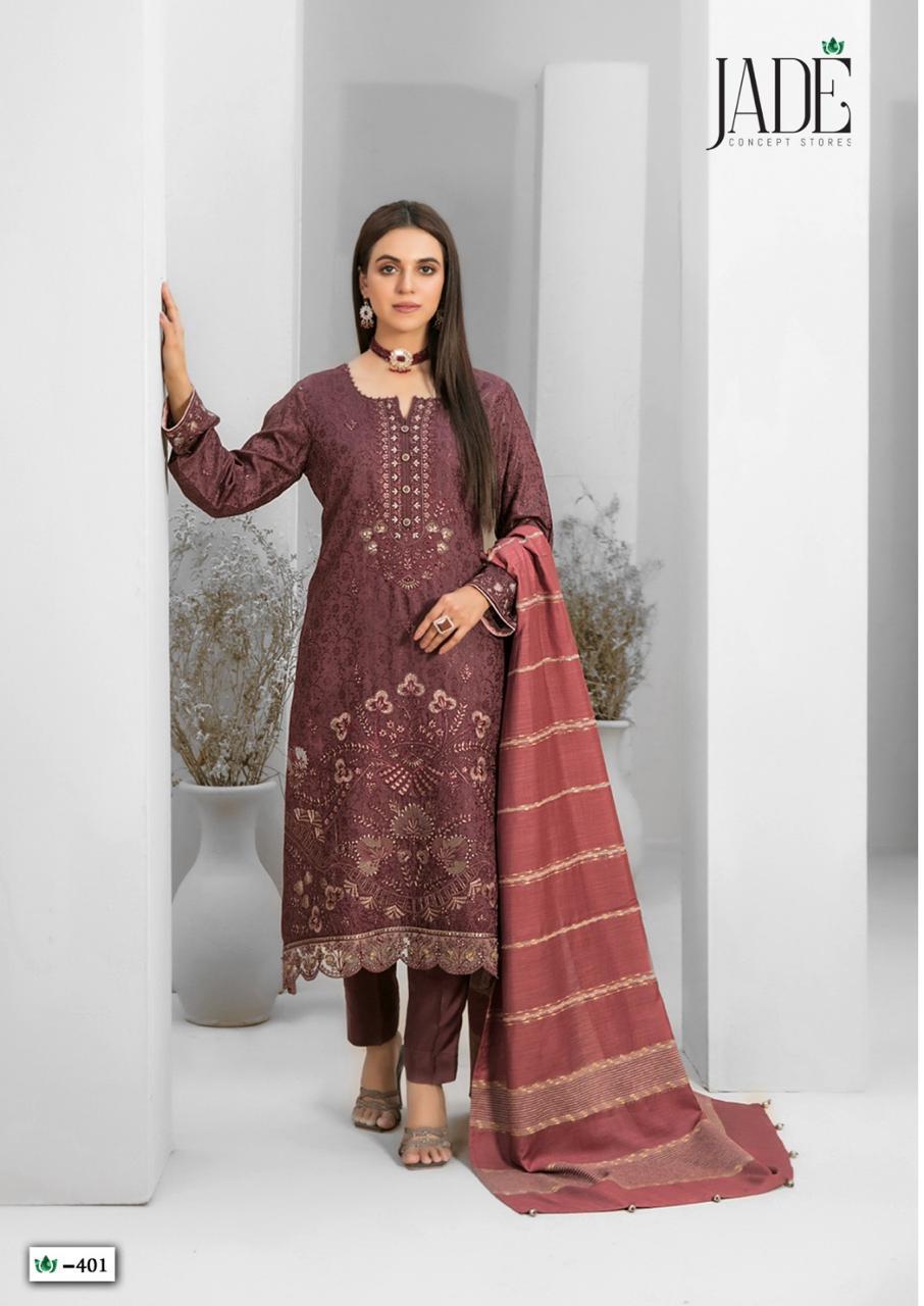 JADE CRIMSON VOL 4 LAWN KARACHI SUITS SUPPLIER