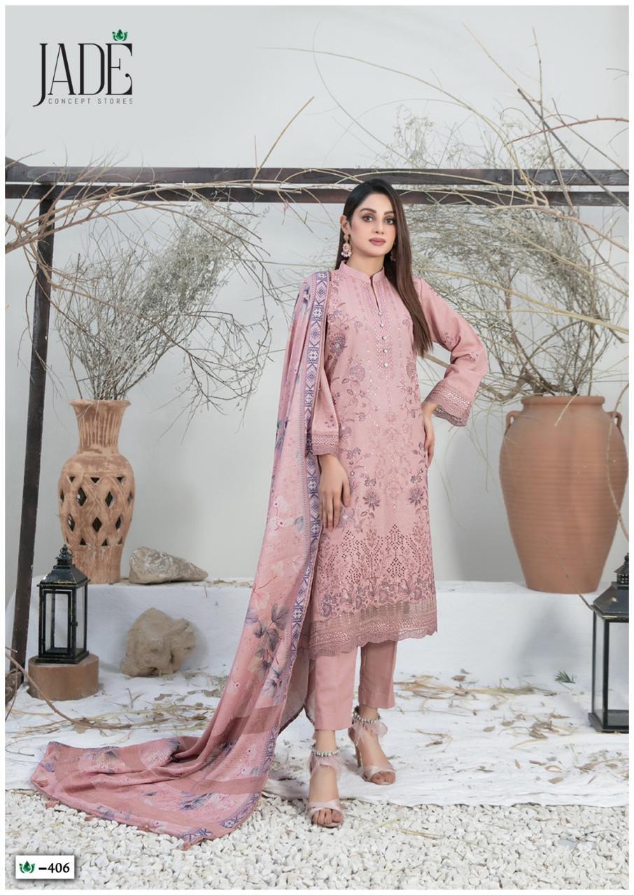 JADE CRIMSON VOL 4 LAWN KARACHI SUITS SUPPLIER