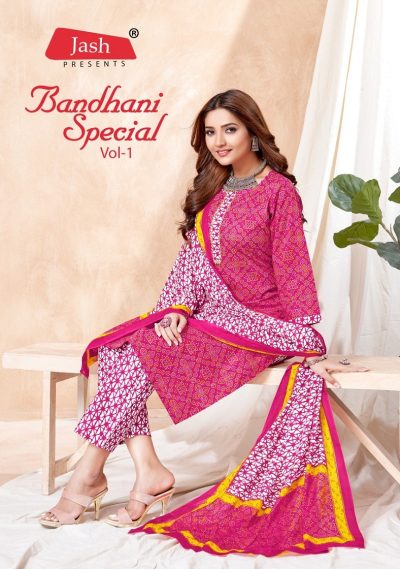 JASH BANDHANI SPECIAL VOL 1 READYMADE KURTI CATALOGUE WHOLESALER IN SURAT