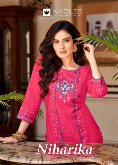 KADLEE NIHARIKA RAYON KURTI CATALOGUE WHOLESALER IN SURAT