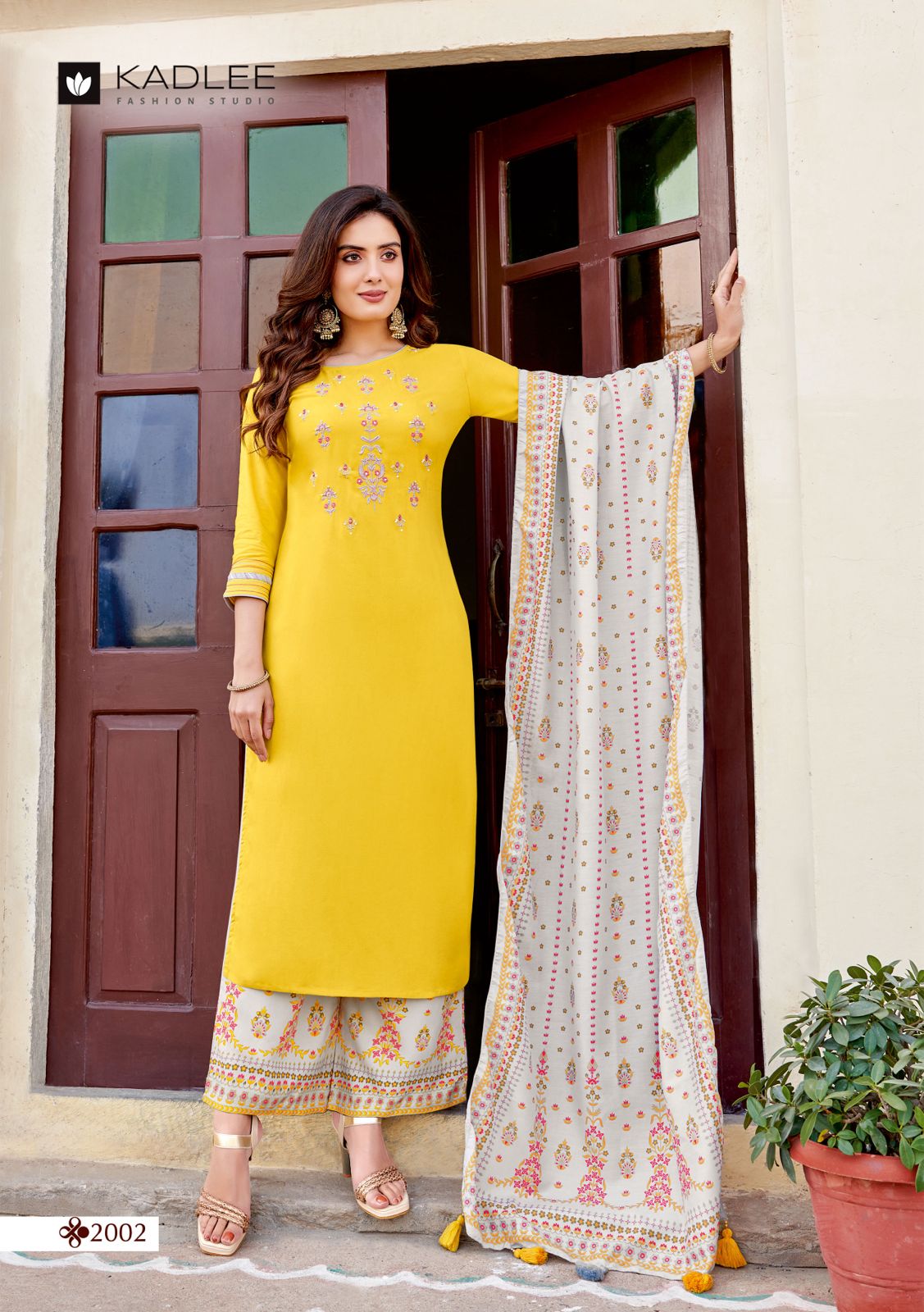 KADLEE SAVERA RAYON EMBROIDERY READYMADE KURTI SUPPLIER IN SURAT