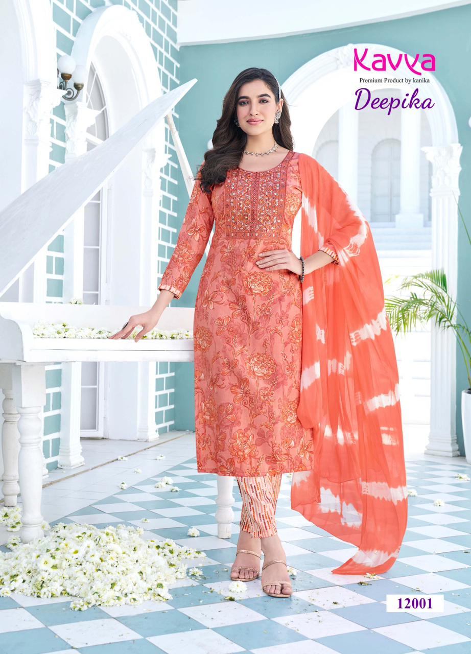 KAVYA DEEPIKA VOL 12 KURTIS AT LOWEST PRICE