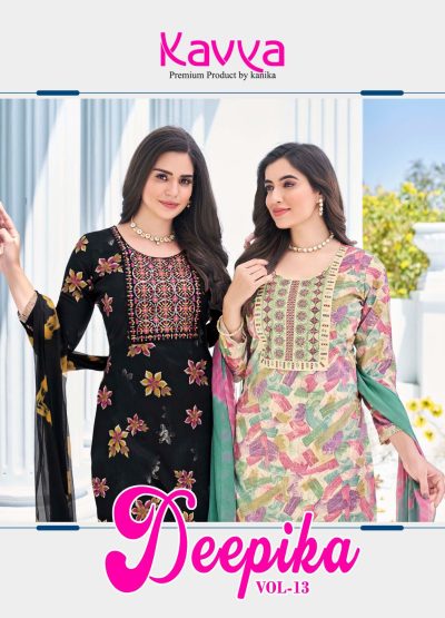 KAVYA DEEPIKA VOL 13 READYMADE KURTI CATALOGUE WHOLESALER IN SURAT