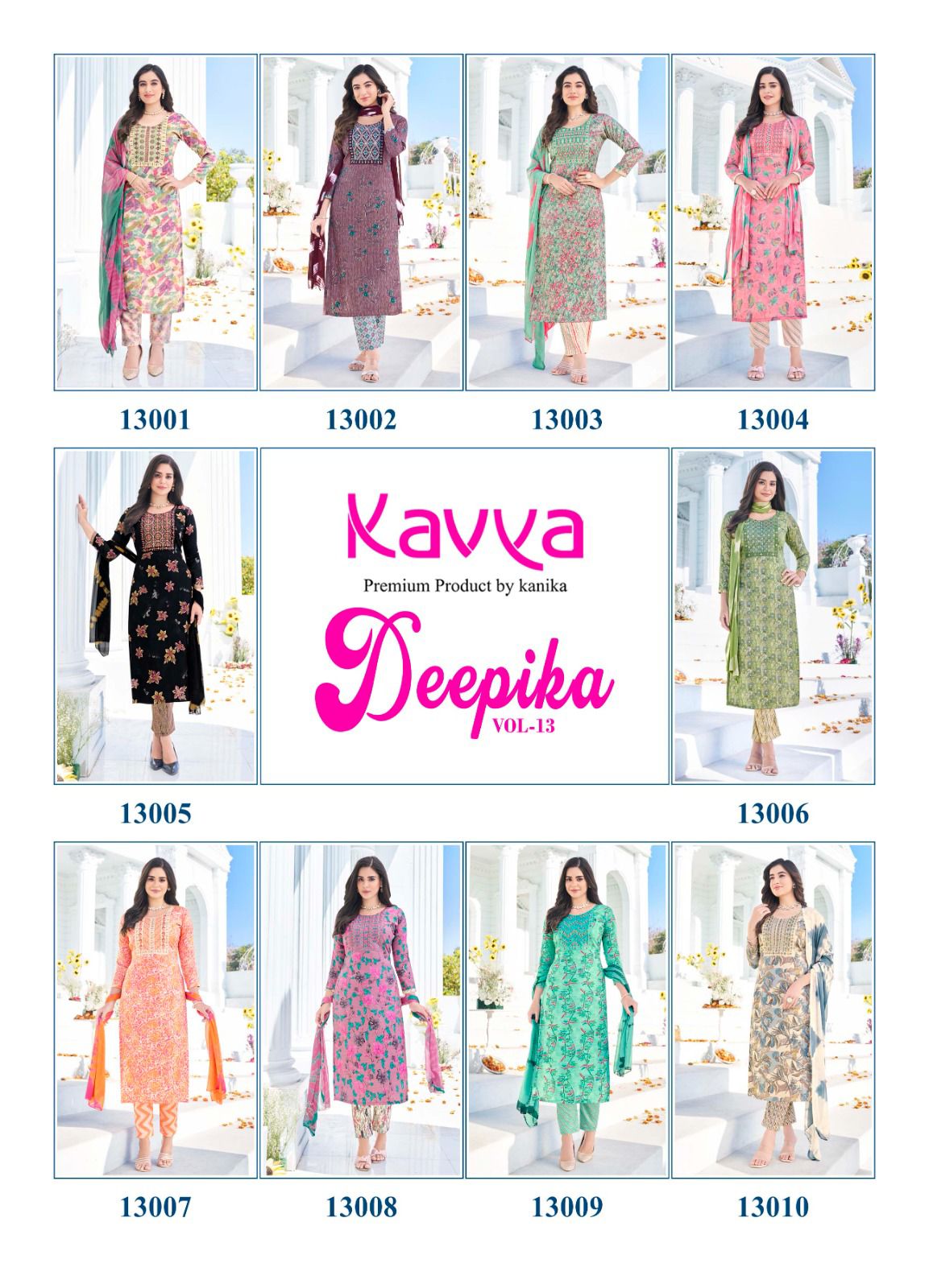 KAVYA DEEPIKA VOL 13 READYMADE KURTI CATALOGUE WHOLESALER IN SURAT