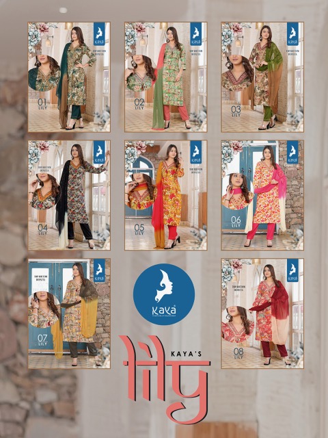 KAYA LILY READYMADE KURTIS LATEST CATALOGUE