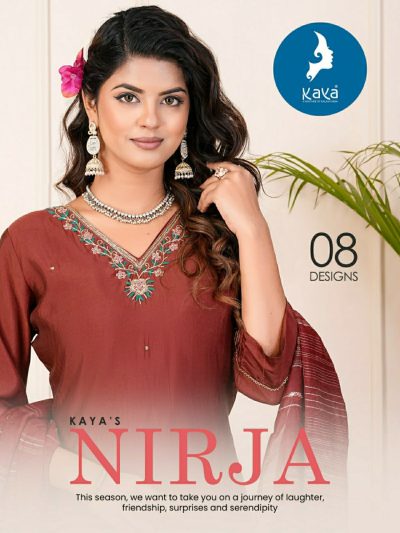 KAYA NIRJA READYMADE ROMAN SILK KURTI CATALOGUE