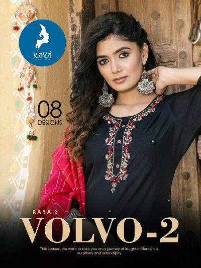 KAYA VOLVO 2 READYMADE KURTI CATALOGUE SUPPLIER