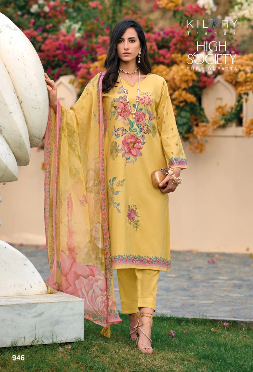 KILORY TRENDZ HIGH SOCIETY COTTON SALWAR SUIT WHOLEASALER IN SURAT