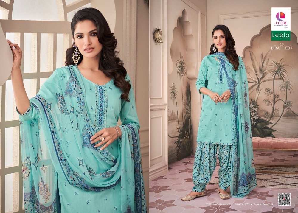 LEELA BIBA JAM SATIN SALWAR SUIT DISTRIBUTOR IN SURAT