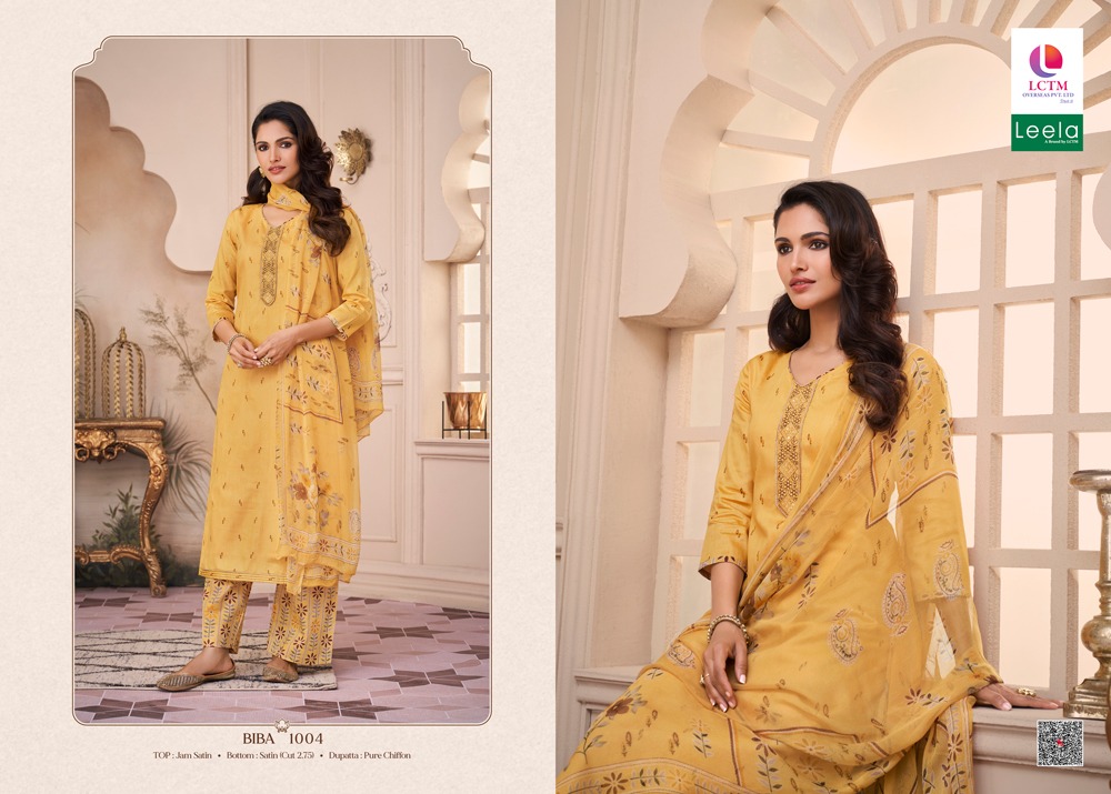 LEELA BIBA JAM SATIN SALWAR SUIT DISTRIBUTOR