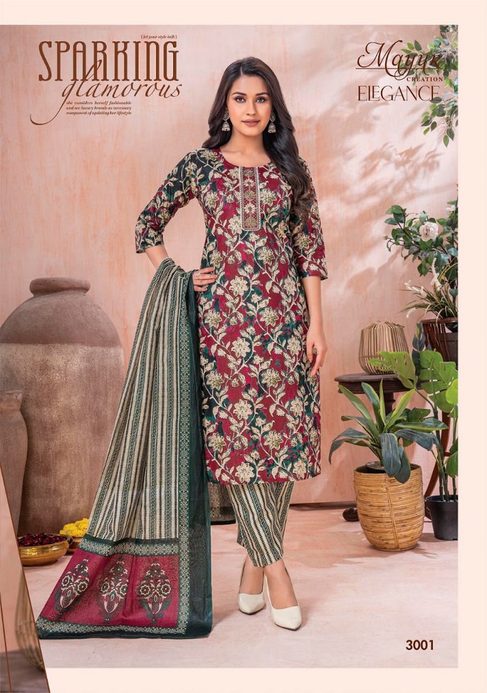 Mayur Khushi 63 Regular Wear Cotton Dress Material :textileexport