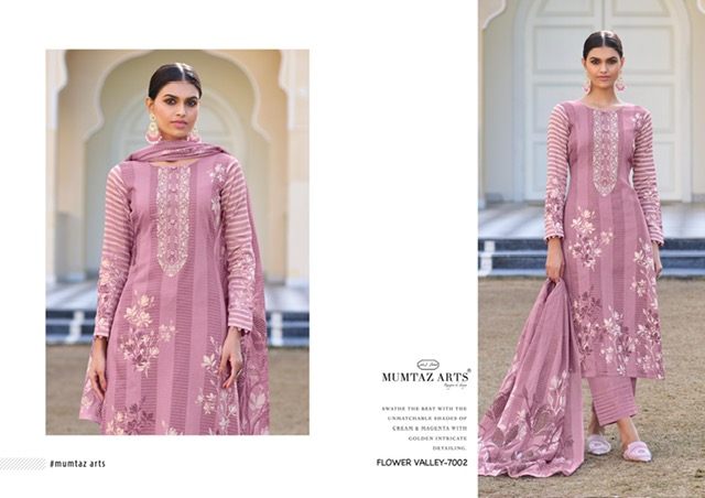 MUMTAZ ARTS FLOWER VALLEY SALWAR SUITS SUPPLIER