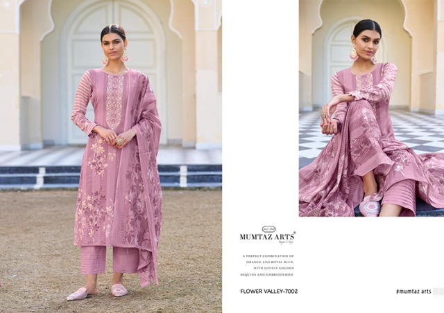 MUMTAZ ARTS FLOWER VALLEY SALWAR SUITS SUPPLIER