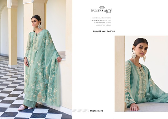 MUMTAZ ARTS FLOWER VALLEY SALWAR SUITS SUPPLIER