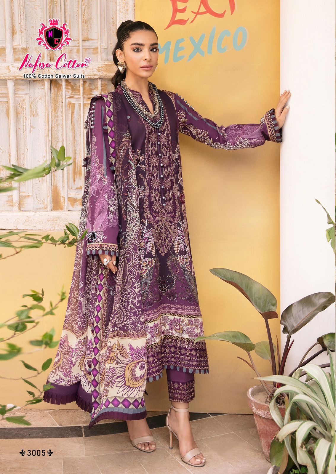 NAFISA COTTON MAHERA VOL 3 COTTON KARACHI SUITS