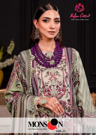 NAFISA COTTON MONSOON VOL 12 KARACHI SUITS SUPPLIER