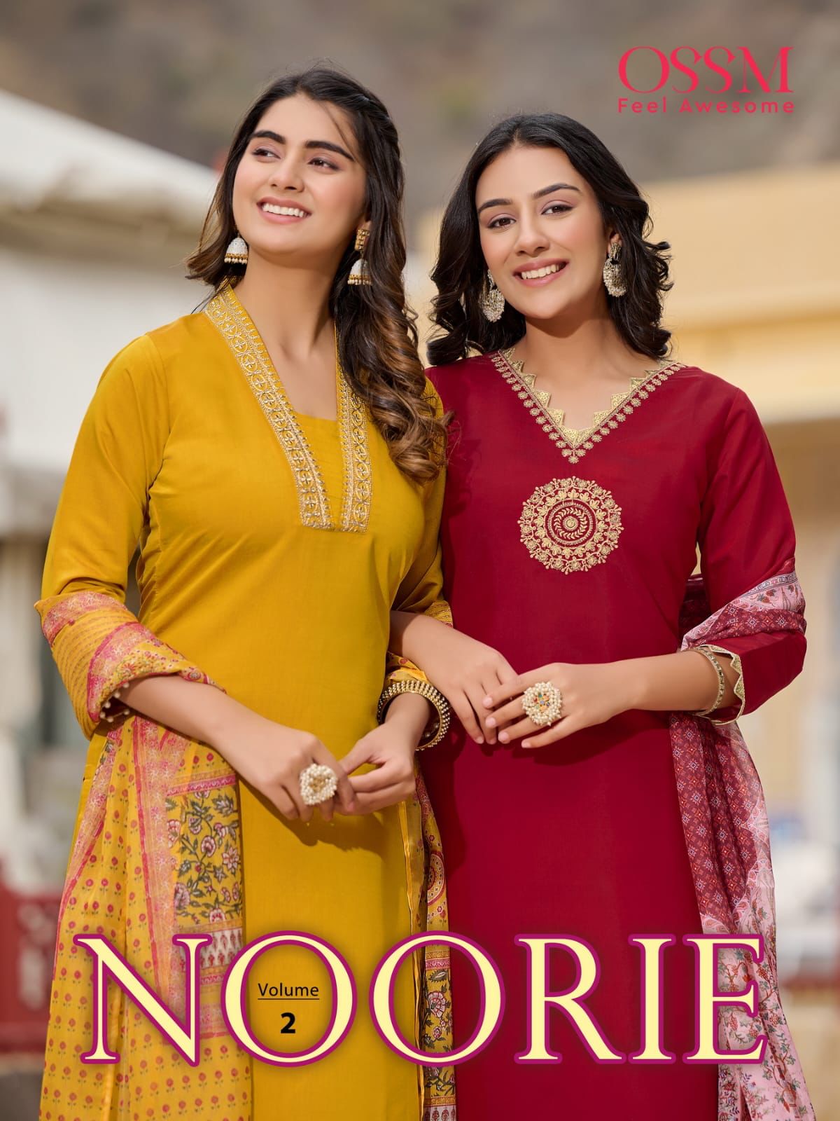 OSSM NOORIE VOL 2 VISCOSE READYMADE KURTIS CATALOGUE WHOLESALER IN SURAT