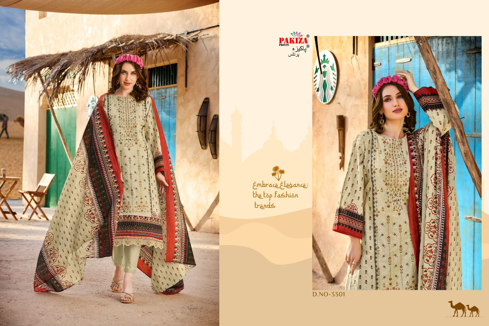 PAKIZA PRINTS NAYAAB VOL 33 KASHMIRI SUITS WHOLESALER