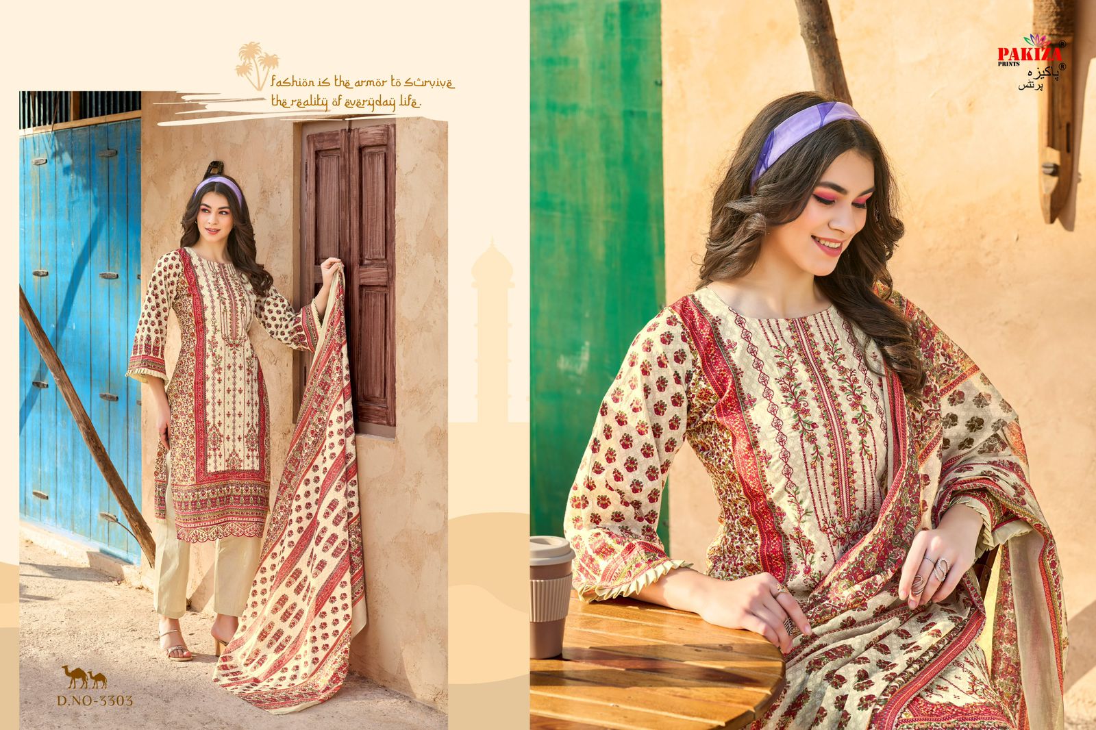 PAKIZA PRINTS NAYAAB VOL 33 KASHMIRI SUITS WHOLESALER