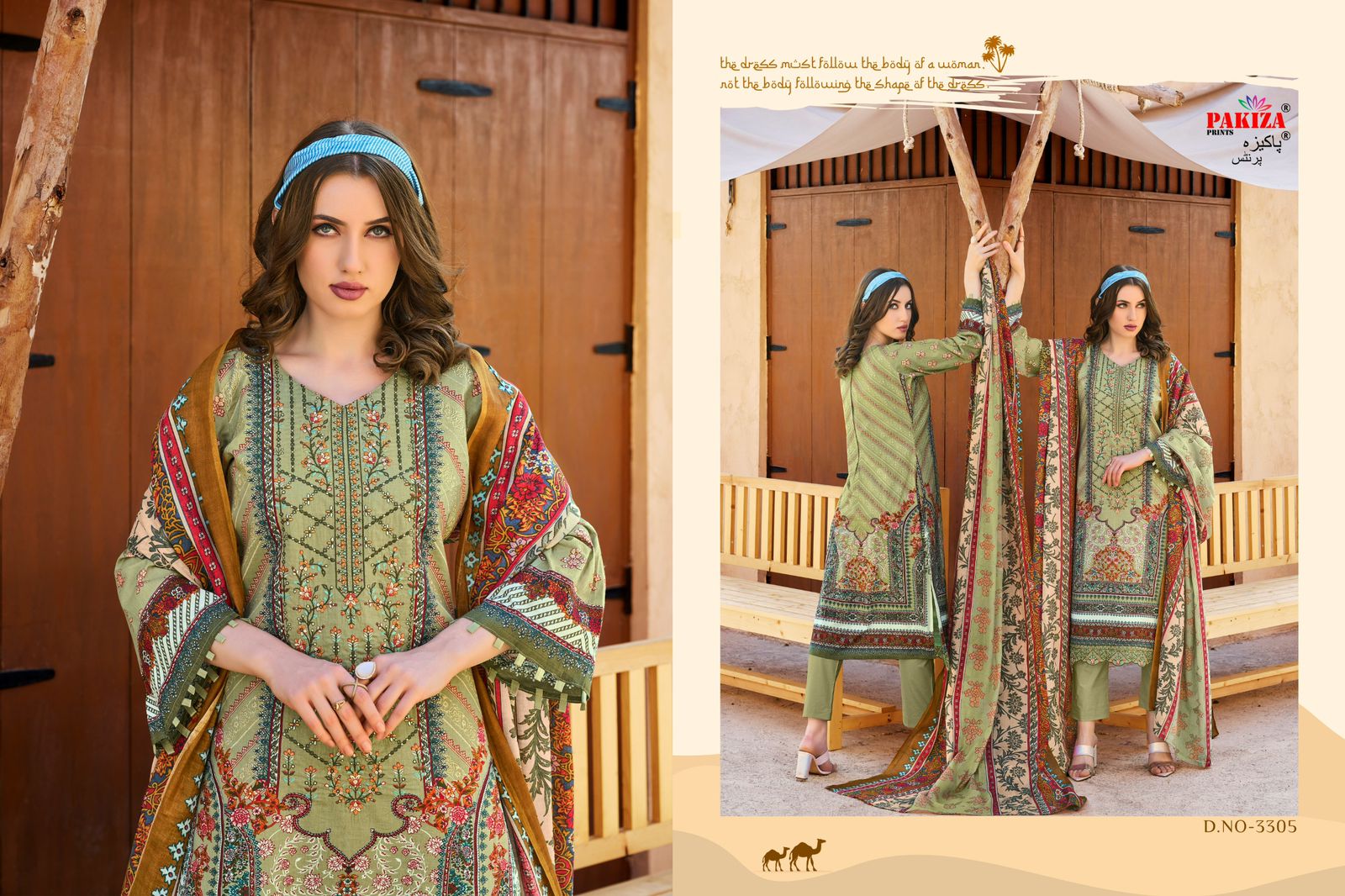 PAKIZA PRINTS NAYAAB VOL 33 KASHMIRI SUITS WHOLESALER