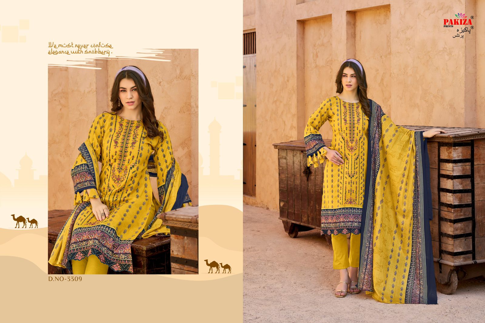 PAKIZA PRINTS NAYAAB VOL 33 KASHMIRI SUITS WHOLESALER