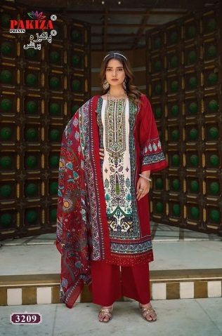 PAKIZA PRINTS VOL 32 PURE LAWN SUITS WHOLESALER