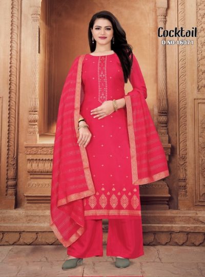 PANCH RATNA COCKTAIL VISCOSE SALWAR KAMEEZ WHOLESALER IN SURAT