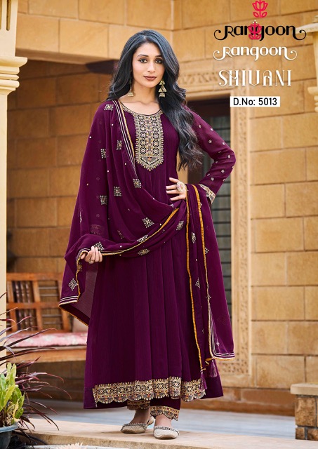 RANGOON SHIVANI READYMADE KURTI CATALOGUE WHOLESALER IN SURAT