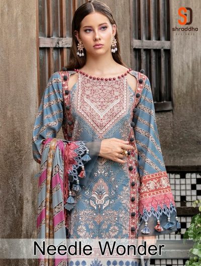 SHARADDHA DESIGNER NEEDLE WONDER COTTON SALWAR KAMEEZ SUPPLIER IN SURAT