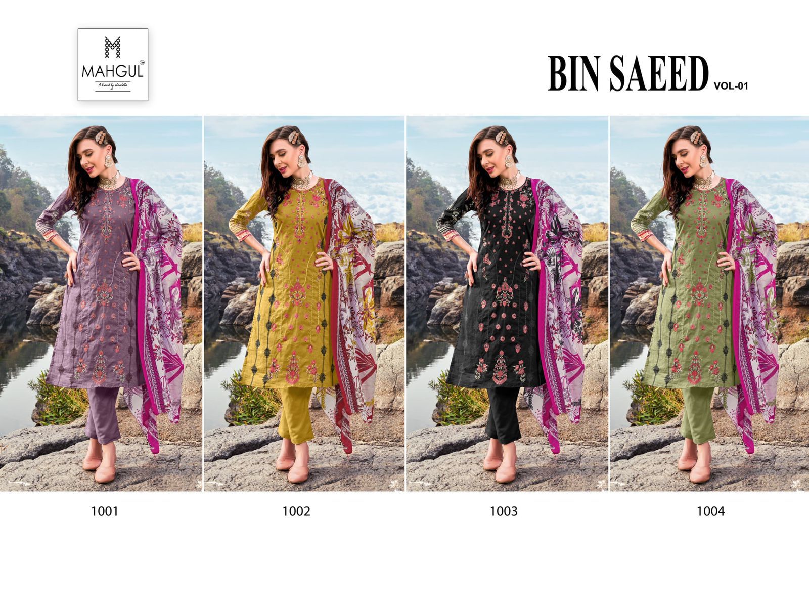 SHRADDHA NX MAHGUL BIN SAEED VOL 1 PURE LAWN SUITS