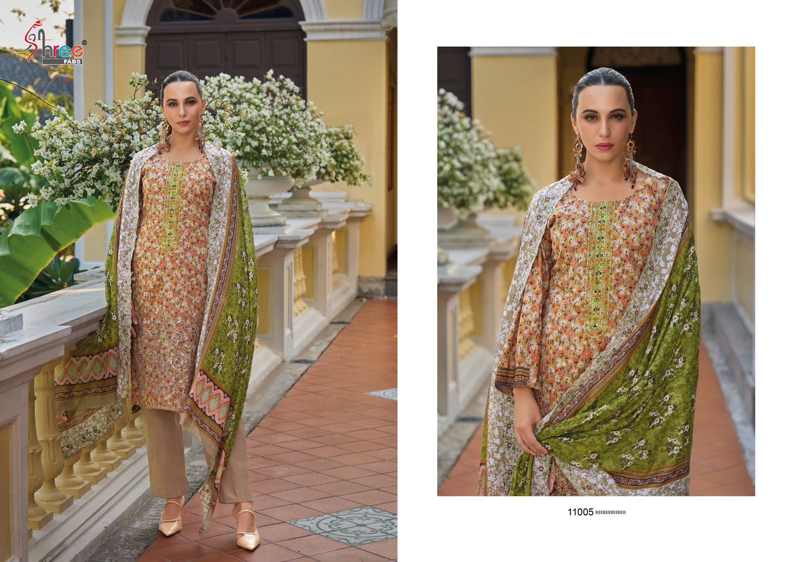 SHREE FABS BIN SAEED VOL 11 LAWN COLLECTION SALWAR SUIT WHOLESALER IN SURAT