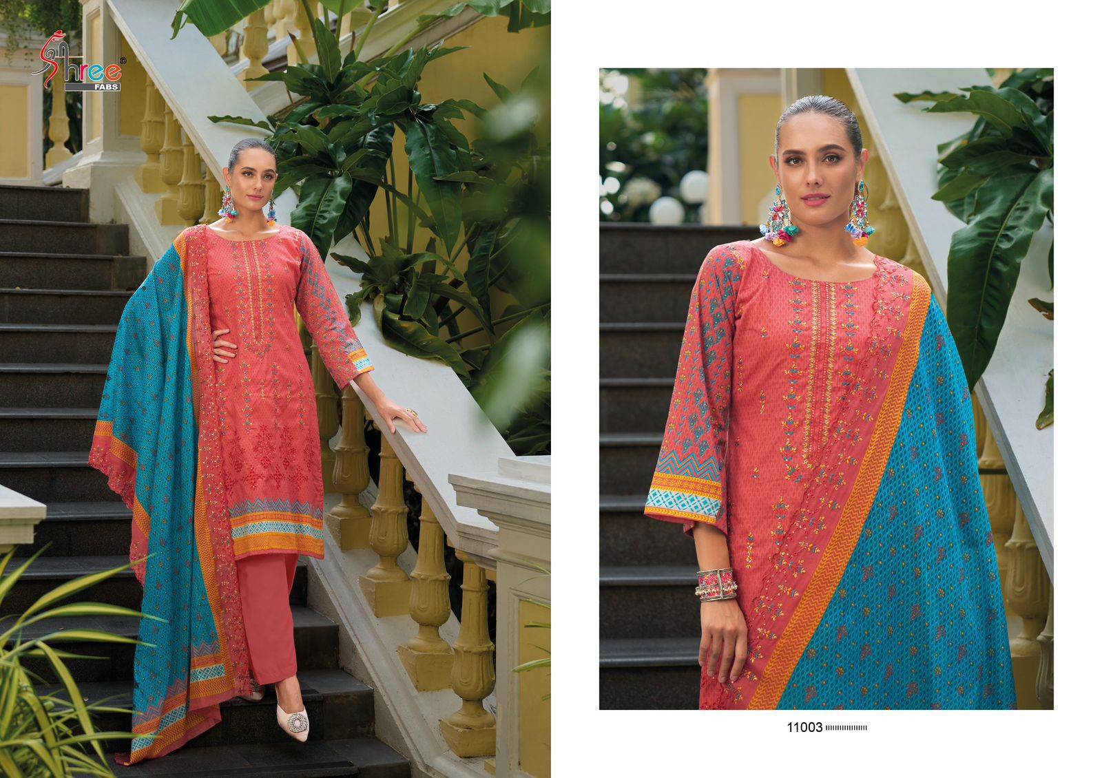 SHREE FABS BIN SAEED VOL 11 LAWN COLLECTION SALWAR SUIT WHOLESALER IN SURAT