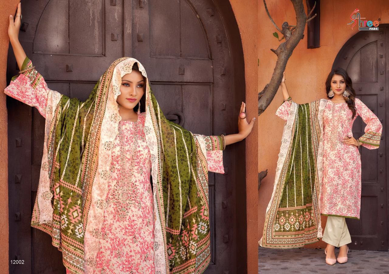 SHREE FABS BIN SAEED VOL 12 LAWN COLLECTION