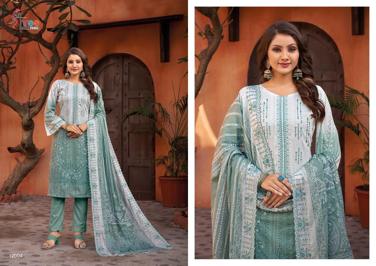 SHREE FABS BIN SAEED VOL 12 LAWN COLLECTION