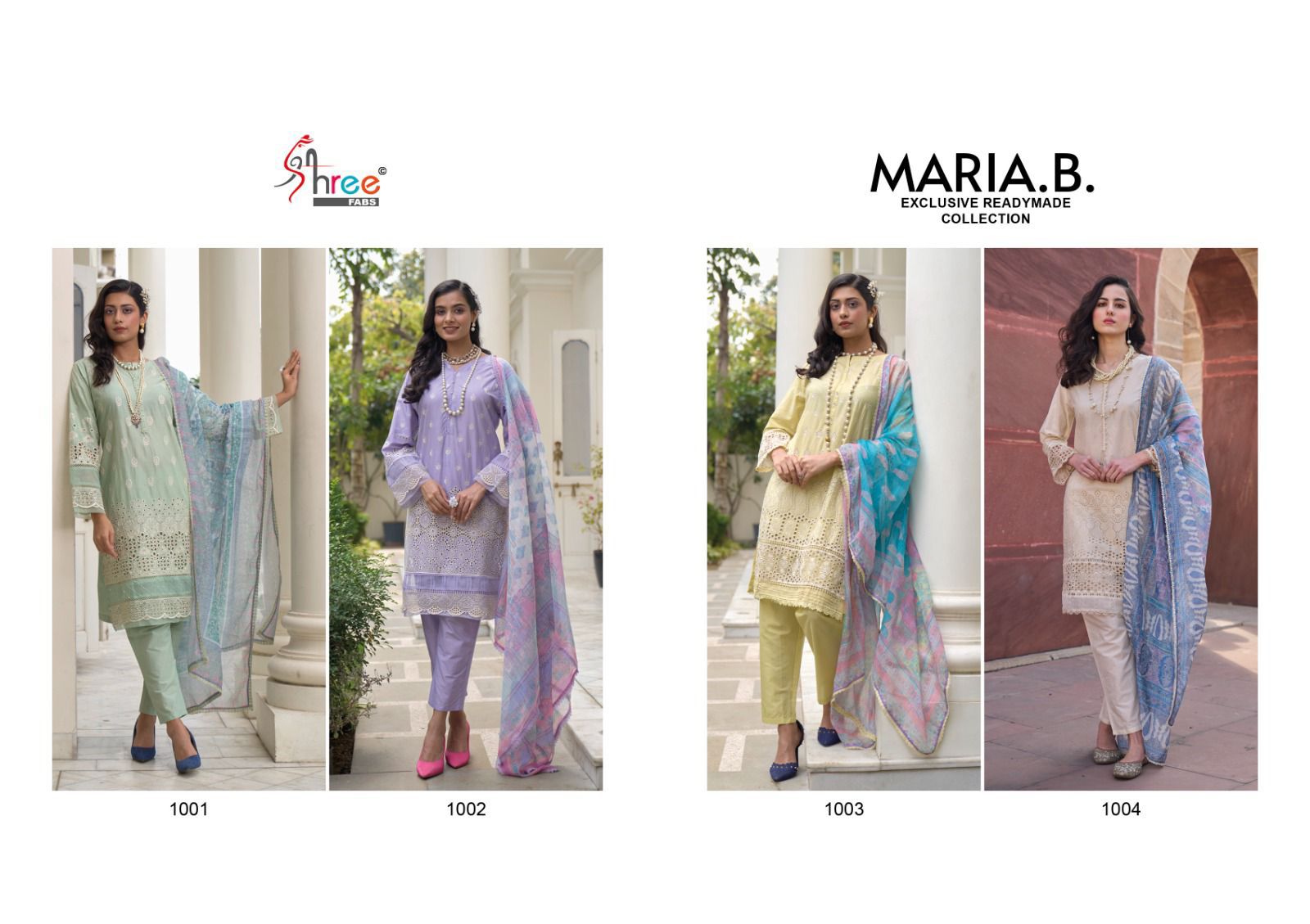 SHREE FABS MARIA B EXCLUSIVE READYMADE COLLECTION KURTI IN SURAT