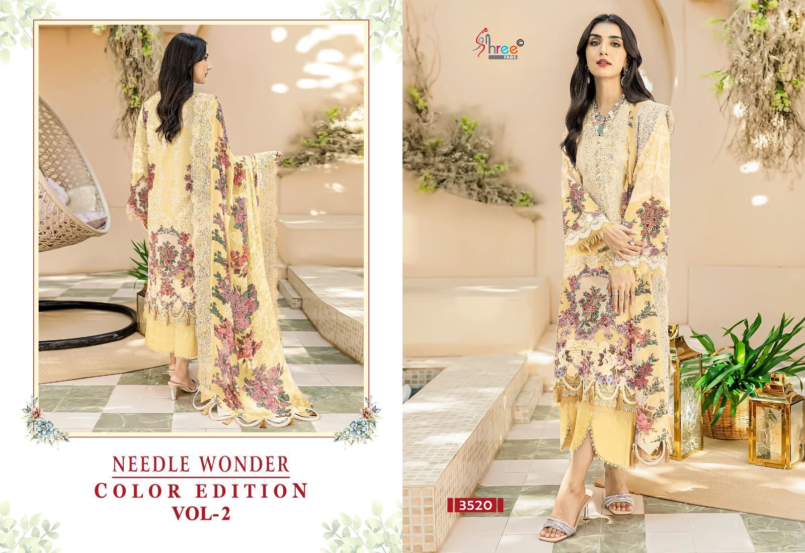 SHREE FABS NEEDLE WONDER COLOUR EDITION VOL 2 SALWAR SUIT SUPPLIER IN SURAT